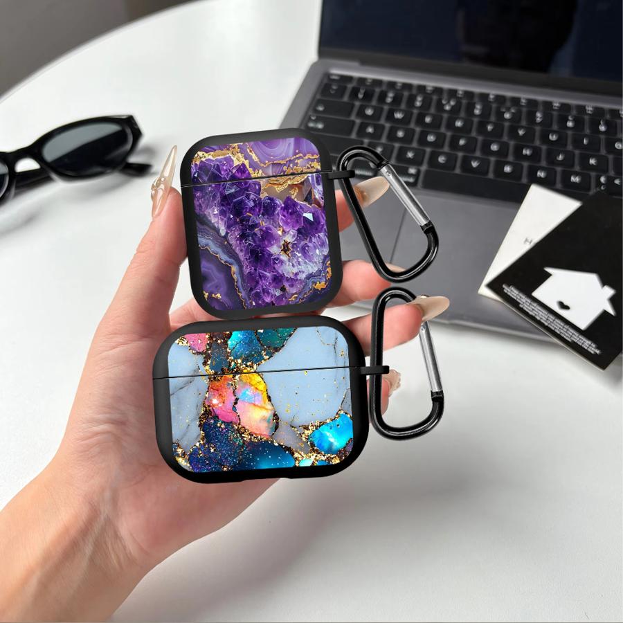 Чехол для наушников Cover Case Для Airpods 3 Pro 1 4 Pro3 Pro2 2 Цветной Мрамор