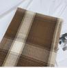 Women's Autumn/Winter 2022 Plaid Scarf - Korean Style Thickened Imitation Cashmere Shawl for Students