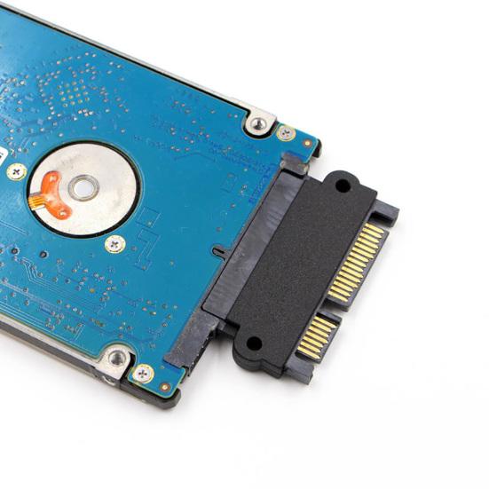 Адаптер SFF-8482 SATA 22 Pin на 7+15 Pin SATA Male для HDD Жесткого Диска, Угол 90 Градусов