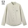 Hello Hipanda, Panda Fashion Henley collar simple Japanese shirt long sleeved cardigan