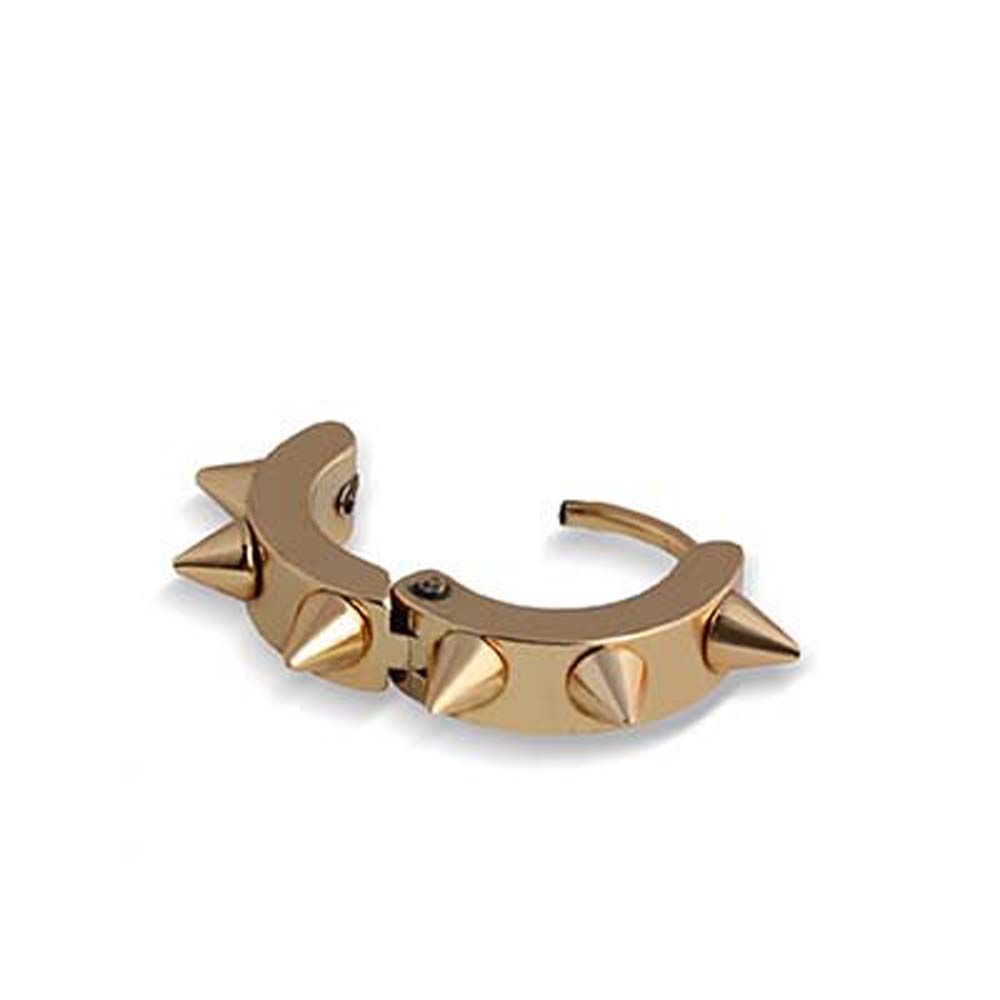 Punk Stainless Steel Spike Rivet Geometric Fashion Jewelry Accessories Hoop Earrings Stud Earring