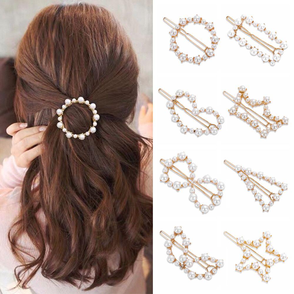 Accessories Headwear Hair Styling  Hairgrip Hair Clips Barrettes Women Pearls Hairpins