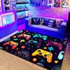 3D Ковер для игровой консоли, Контроллер для видеоигр, Коврик для пола для киберспортивной комнаты, Крутой ковер для гостиной, Украшение для дома