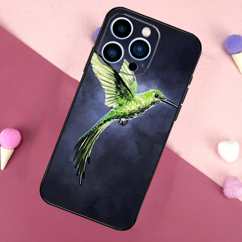 Милые птицы Колибри Чехол для телефона Для iPhone 17 Pro Max 17 Air 16E 13 12 Mini 14 15 Plus 11 16 Pro Max Задняя крышка