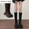 Chunky Women Knee High Boots Fashion Back Zippers Knight Long Boots Platform Heels Autumn Winter Ladies Shoes