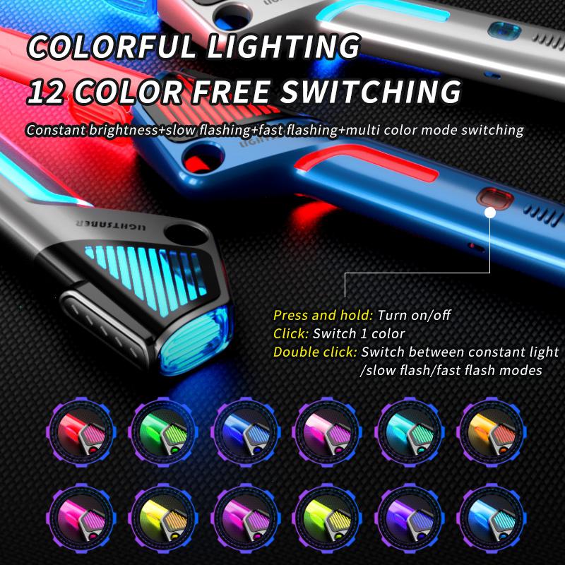 Детские разноцветные светящиеся игрушечные мечи Телескопический музыкальный лазерный меч 2-в-1 Вращающаяся игрушка-антистресс Световой меч Игрушки для детей и взрослых