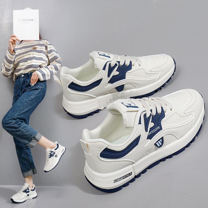 Женская обувь весна весна новая студенческая волна универсальная толстая подошва спортивная одинарная весна осень повседневная обувь H568