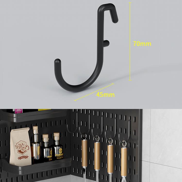 Pegboard Accessories: Small Hooks, Baskets, and Shelves for Kitchen, Bathroom, and Study Room