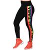 ZUMBA WEAR Леггинсы с высокой талией Радужные для фитнеса и тренировок, Размер S, Черные (Z1B000236)