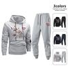 Спортивный костюм Худи Двойка Спортивный костюм Мужской костюм для бега