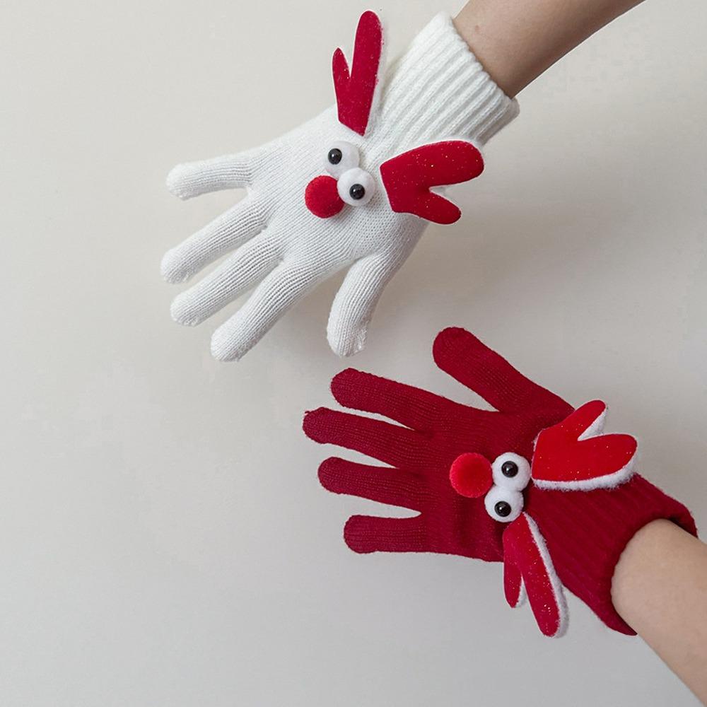 Knitted Christmas Gloves Warm Touch Screen Gloves Hot Sale Driving Mittens Gift