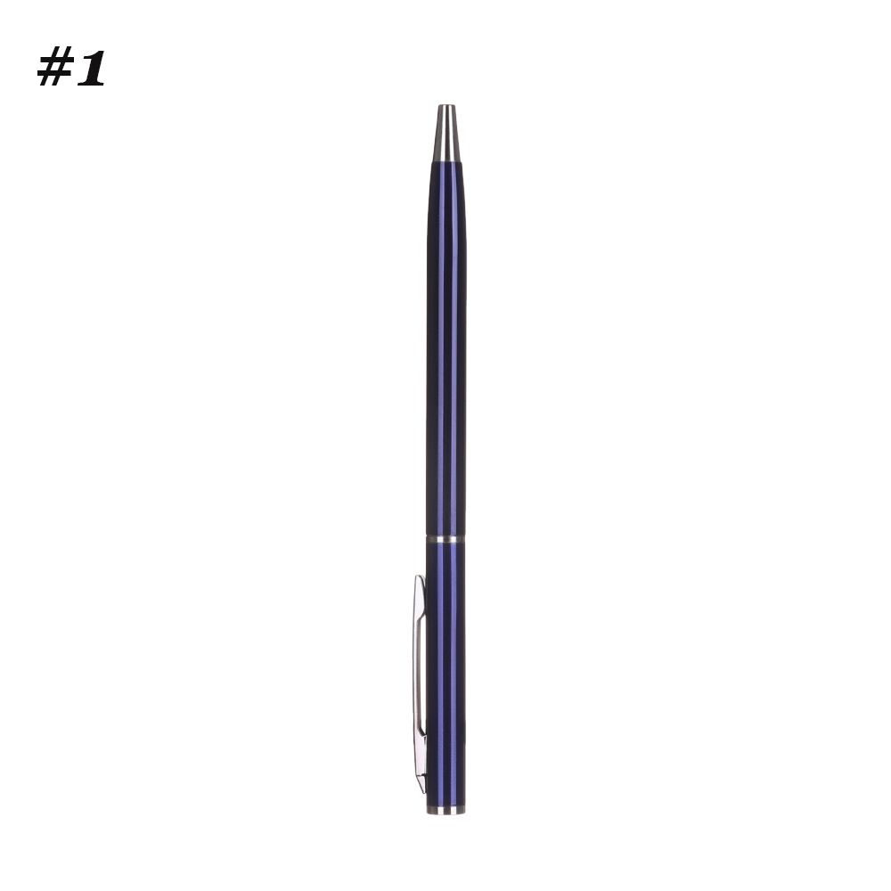 Пишущий инструмент для офиса, школы, подарок, гладкие письменные принадлежности, канцелярские принадлежности, металлическая шариковая ручка для подписи