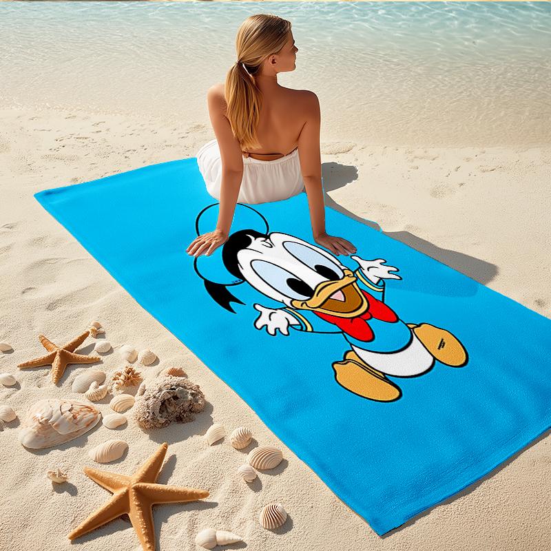 1Pc Baby Adventure Beach Towel, Quick Dry, Multi-Use for Beach Pool Gym Yoga Home Travel, Christmas, Halloween, Xmas Gift S929326