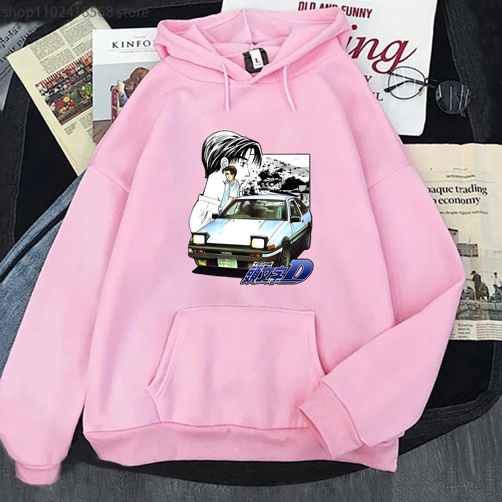 Initial D HoodiesTakumi Fujiwara Vintage Sweatshirts Clothes Anime Tops Streetwear Men Clothing Women Long Sleeve Pullovers