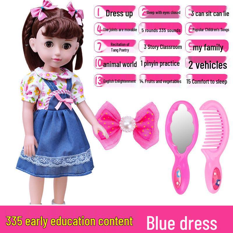 Interactive Smart Doll Set with Changeable Clothes - Princess Toy for Girls, Perfect Birthday Gift
