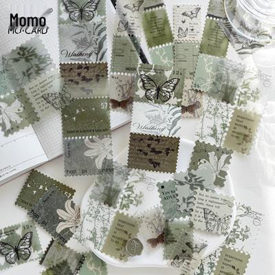 Серия стикеров и штампов Mò Mò Silent Maze - Двойная упаковка - Декор для ретро-журнала DIY (4 Типы)