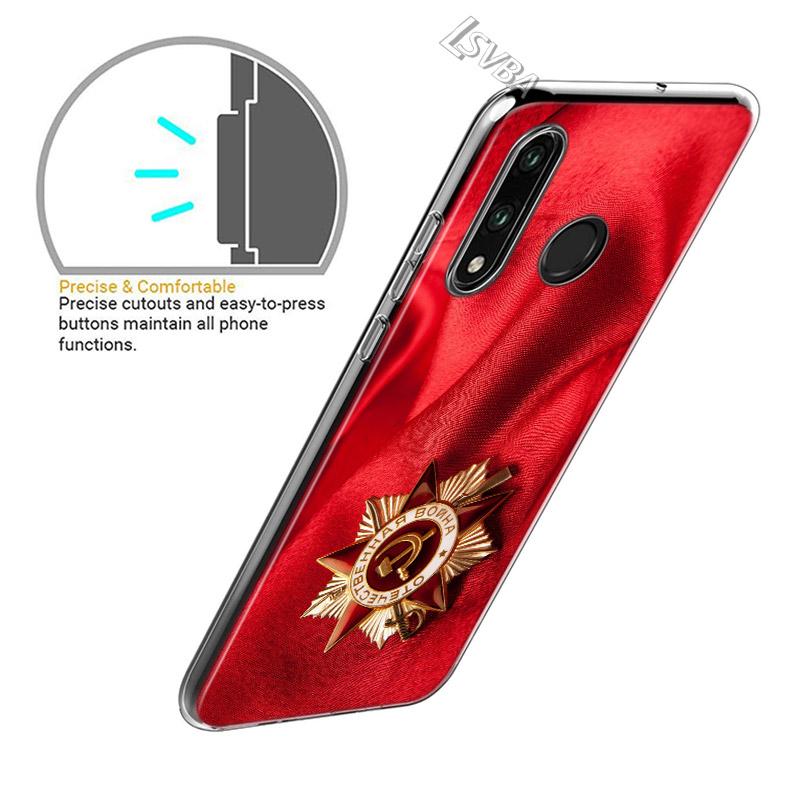 Russia Flags Emblem Soft TPU Silicone Cover For Huawei P40 P30 P20 Pro P10 P9 P8 Lite E Plus 2019 2017 Phone Case