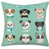 Домашний Декор Милая Коллекция Собак Наволочки для Дома Узор Наволочка для Подушки Подходит для Дивана Спальни Автомобиля Наволочка