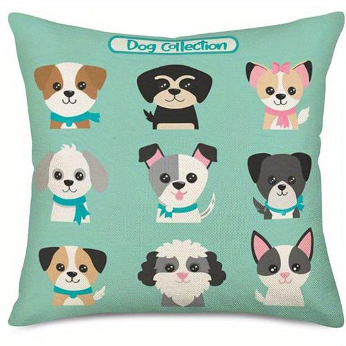 Домашний Декор Милая Коллекция Собак Наволочки для Дома Узор Наволочка для Подушки Подходит для Дивана Спальни Автомобиля Наволочка