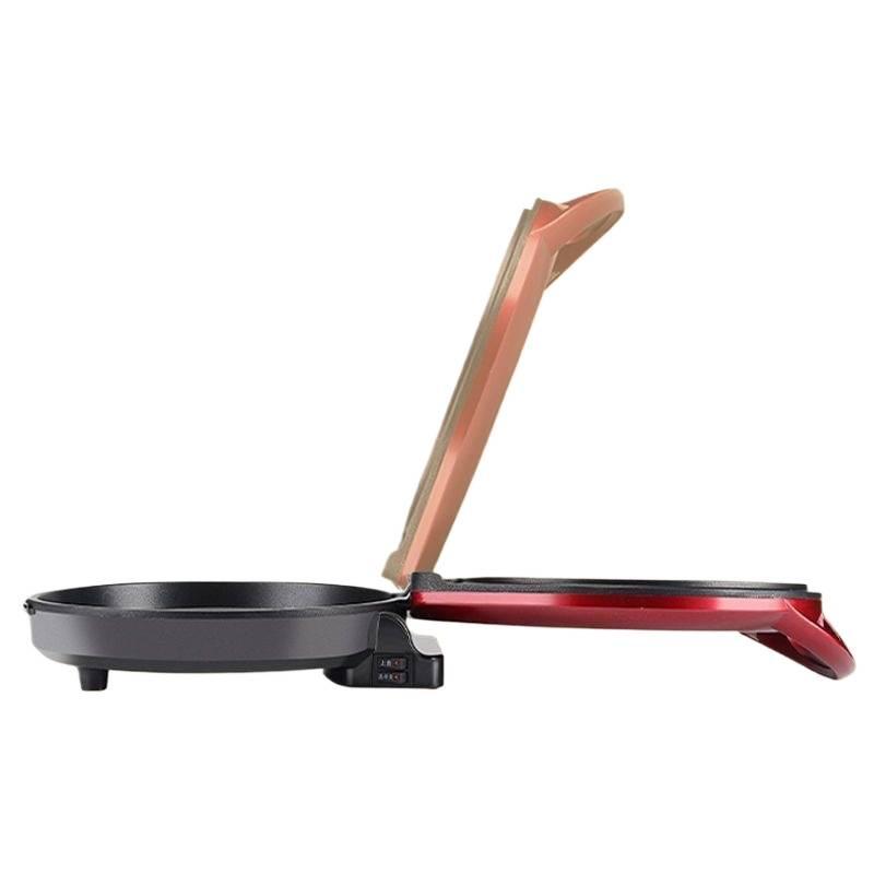 Глубокая электрическая двусторонняя сковорода для блинов и гриля с автоматическим отключением