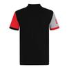Liverpool FC Mens Crest Contrast Sleeves Polo Shirt