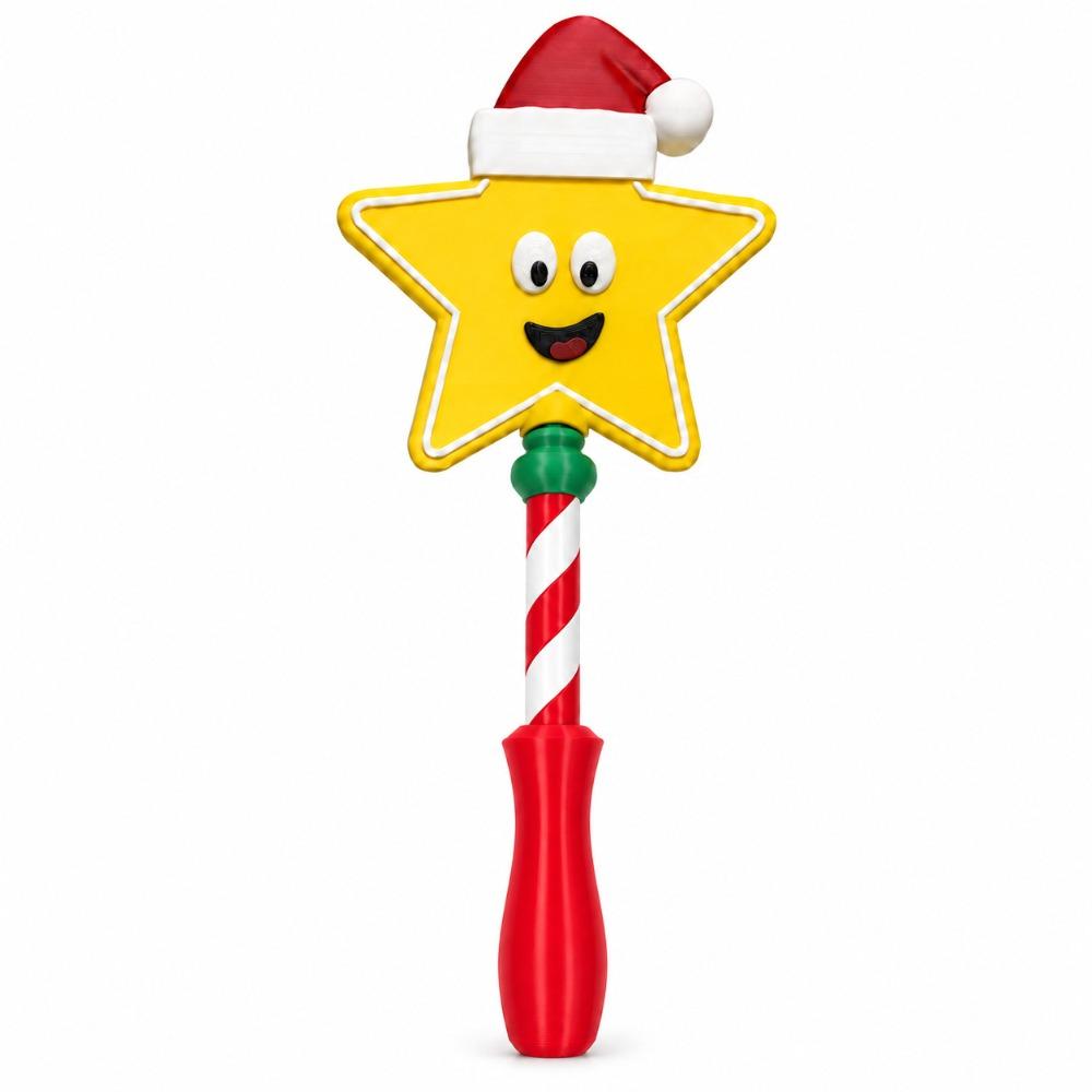 Plastic Christmas Credit Card Wand 3D Printed Santa Tap To Pay Wand Festive Shopping