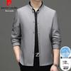 Мужская куртка в стиле business casual со стойкой