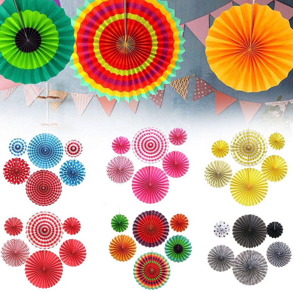 Decorations Birthday Decor Supplies Tissue Paper Flower Paper Crafts Paper Fan Flowers Wedding Fans