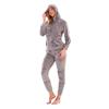 Keanu Womens/Ladies Fleece Pull Over Long Pyjama Set