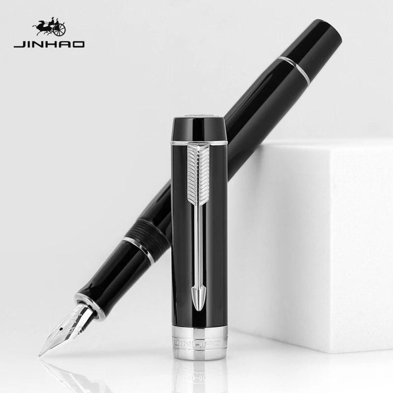 Jinhao 100 Little Centennial Смоляная перьевая ручка F-перо с конвертером Бизнес-письмо Чернильные ручки Канцелярские товары Школьные офисные принадлежности