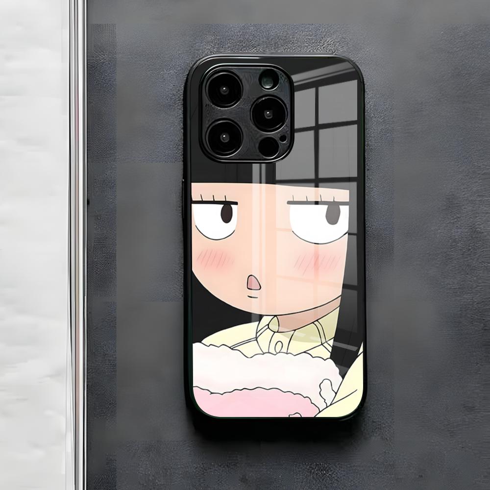 Sawako Phone Case For IPhone 17 Air 16 E Pro Max 15 14 13 Mini 12 Pro 11 Max Plus Black Glass Cover
