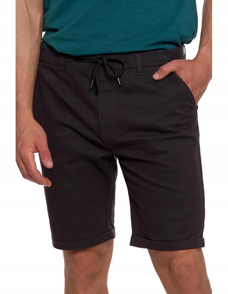 Men's Shorts with Pockets, Elastic Waistband with Drawstring MORAJ L GRAPHITE