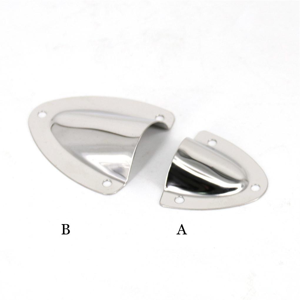 Marine Clam Shell Vent Cover Stainless Steel Metal Wire Pass Through Ventilation Cable Vents for Boats Surfing Equipment