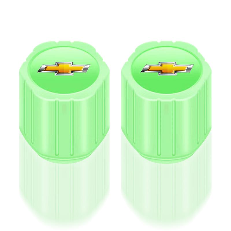 Светящиеся Колпачки Клапанов Автомобильных Шин Флуоресцентные Колпачки Клапанов Колес Мотоцикла для Chevrolet Malibu XL Equinox Автомобильные Накладки на Пороги Аксессуары