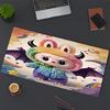 Labubu Print Mouse Pad, for Keyboard Pad Laptop PC Mat for Office Home Use, Desk Decor, Perfect Birthday Gift for Gamers