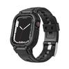 Ремешок для чехла для Apple Watch Ultra 49 мм, 45 мм, 44 мм, 41 мм, 40 мм, силиконовый ремешок для Iwatch Series 8 7 6 Se 5 4, защитный чехол-браслет