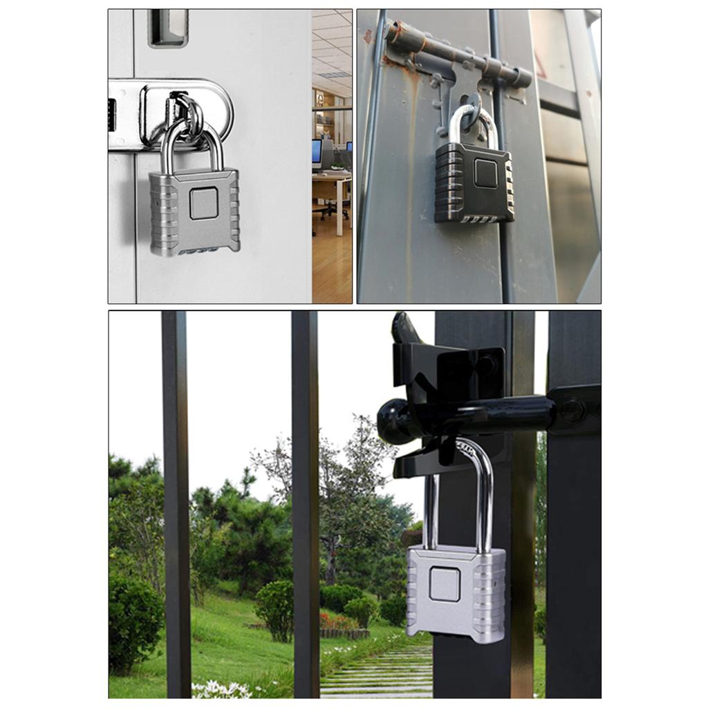 Weatherproof Outdoor Combination Lock Heavy Duty 4 Code Security Lock Reliable Security Lock for Fence Gate Shed Garage