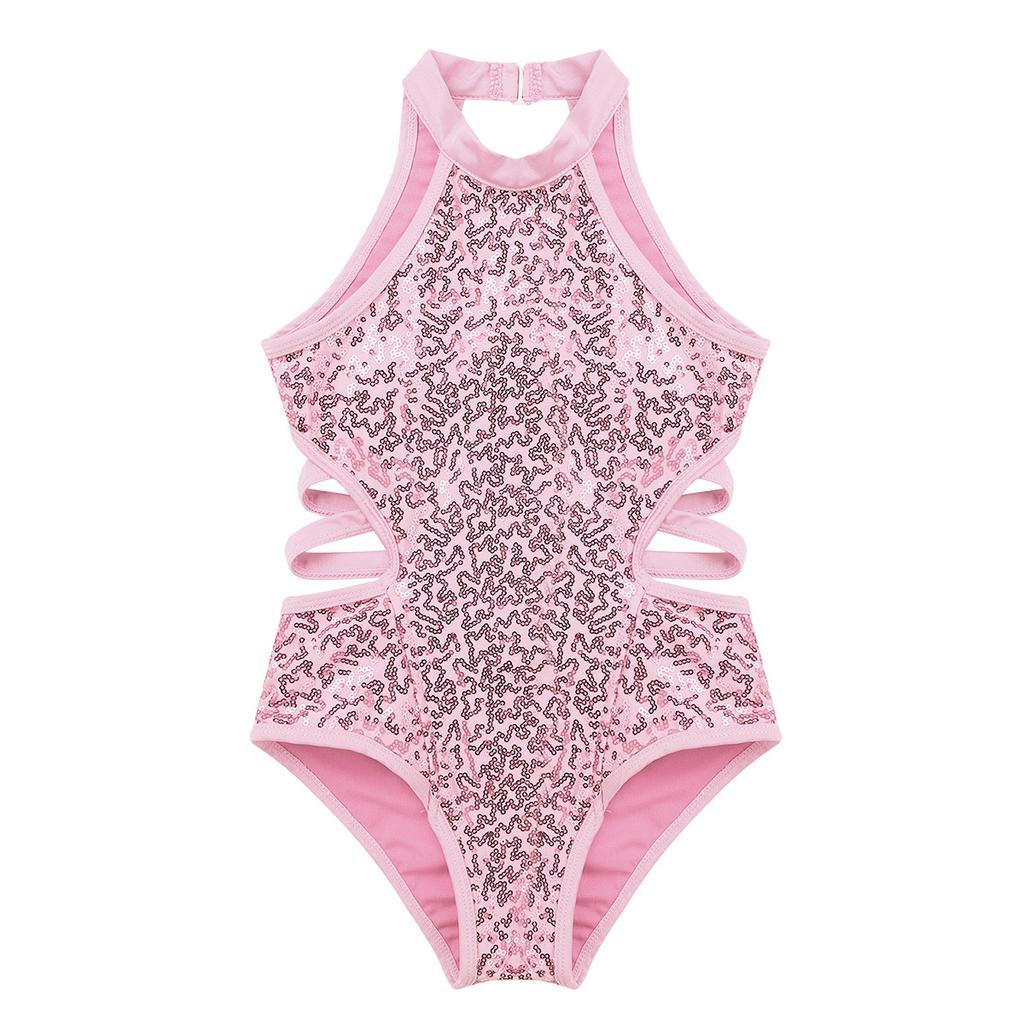 Балетное платье-пачка с блестками для маленьких девочек, гимнастическое трико для балерины, танцевальная одежда, костюм