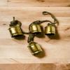 Set of 4 Harmony Cow Bells, Large Pet Neck Bell, Handmade Bell Set With Rope, Pet Accessories, Decorative Iron Bells, Christmas Gift