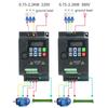 Мини VFD ИНВЕРТОР 220В 0.75КВТ/1.5КВТ/2.2КВТ 1ЛС Преобразователь частоты для управления скоростью двигателя