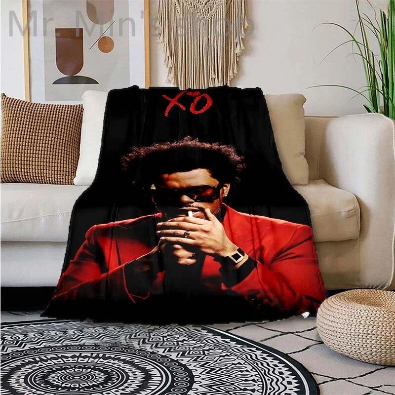 The Weeknd - Манта для певца The Weeknd Одеяло с принтом Домашнее дорожное одеяло тонкое одеяло Теплое одеяло