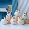 Cute Rabbit Flower Pot Succulent Pot Ceramic Vase Desktop Decoration Plant Pot Gardening Supplies Potted