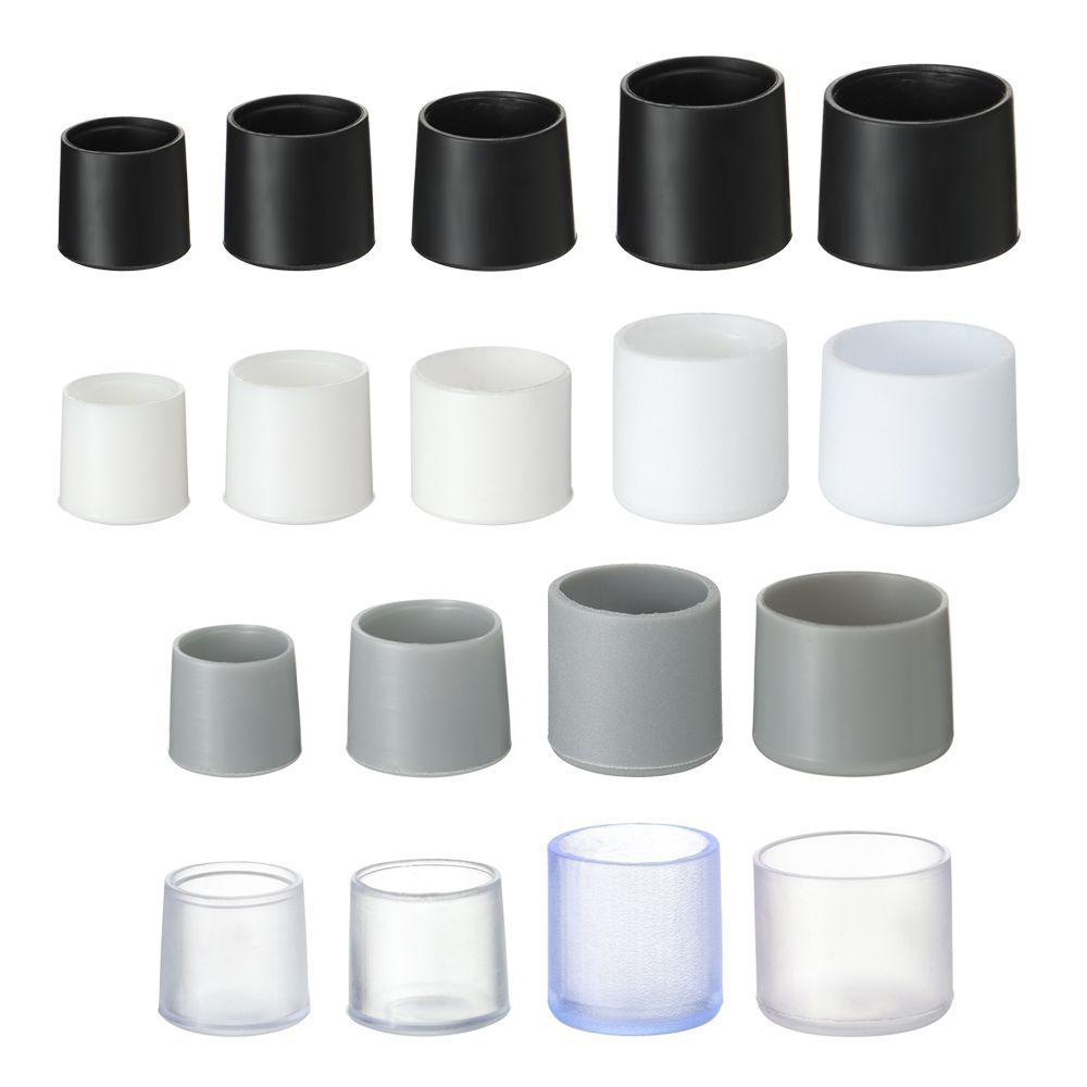 Non-Slip Covers Round Bottom Socks Plastic Pipe Cover Chair Leg Caps Silicone Pads Furniture Feet