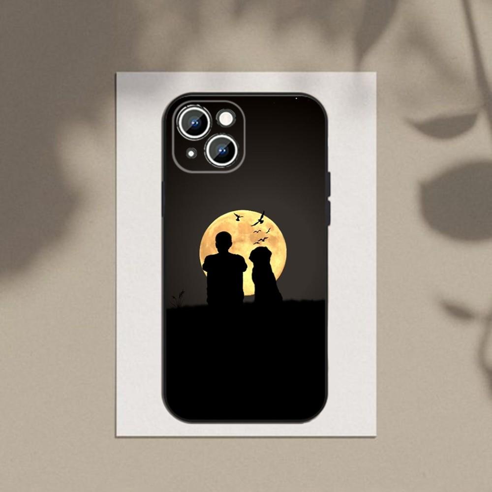 Охотничья собака Охота Чехол для телефона Чехол для телефона Для Apple iPhone 15,14,13,12,11,XS,XR,X,8,7,Pro,Max,Plus,mini Силиконовый Черный Чехол