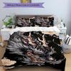3pcs Dragon Head Design Duvet Cover Set - Machine Washable, Includes 1 Cover and 2 Pillowcases, No Core Included yy251013098