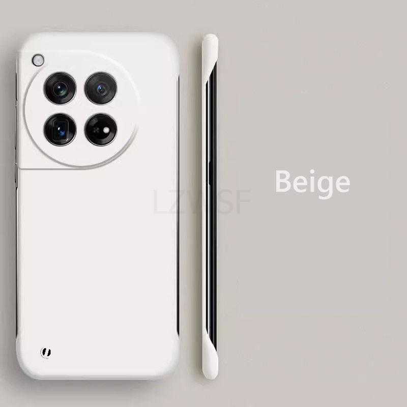 Безрамочный Тонкий Матовый Жесткий Чехол-Накладка Skin Для OnePlus 12 One Plus 12 OnePlus12 Ударопрочный G Fundas Coque