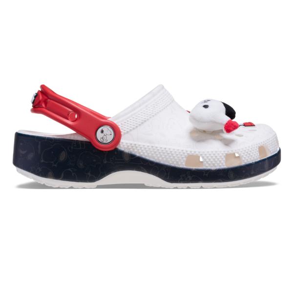 Crocs Детские классические кроксы Peanuts для малышей 211126 90h Сандалии-шлепанцы Crocs Zibbitz Снупи Джо Кул