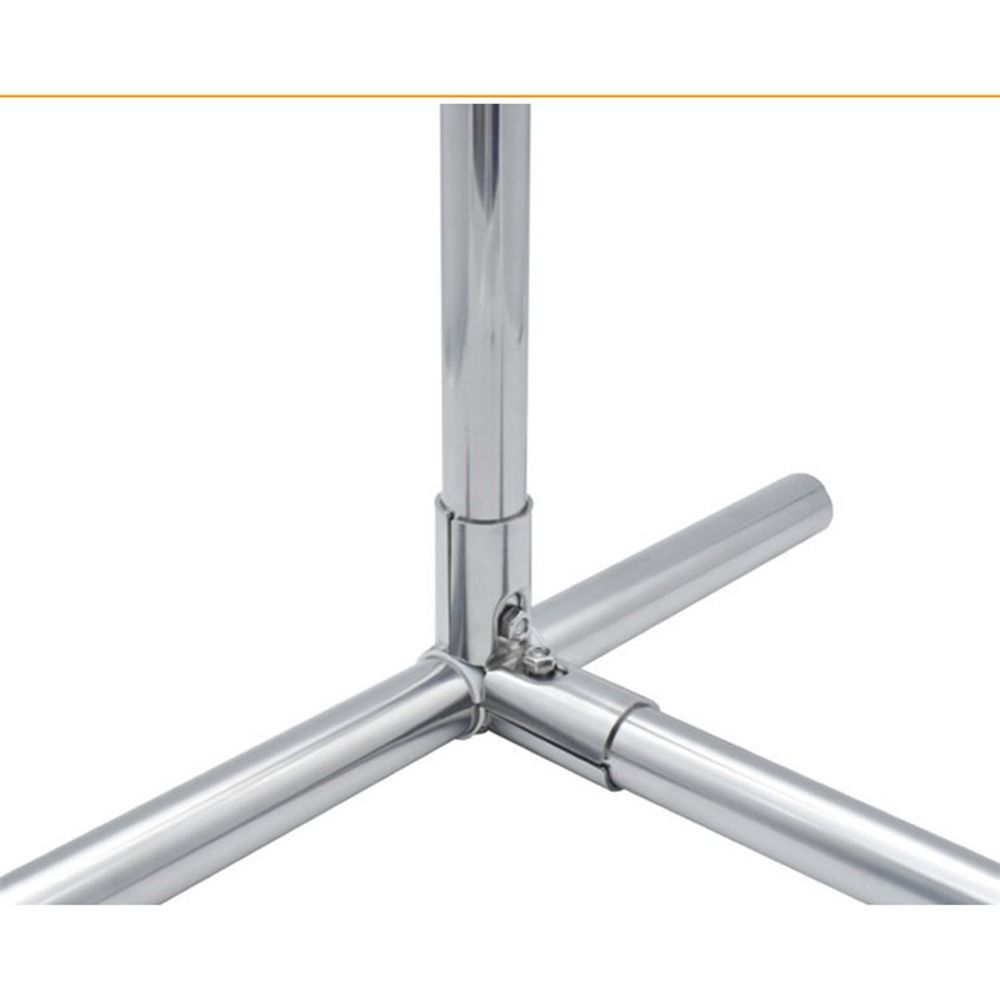 1Pc Round Furniture Hardware Fixed Clamp Pipe Joint Clothes Display Rack Rod Support Tube Connector