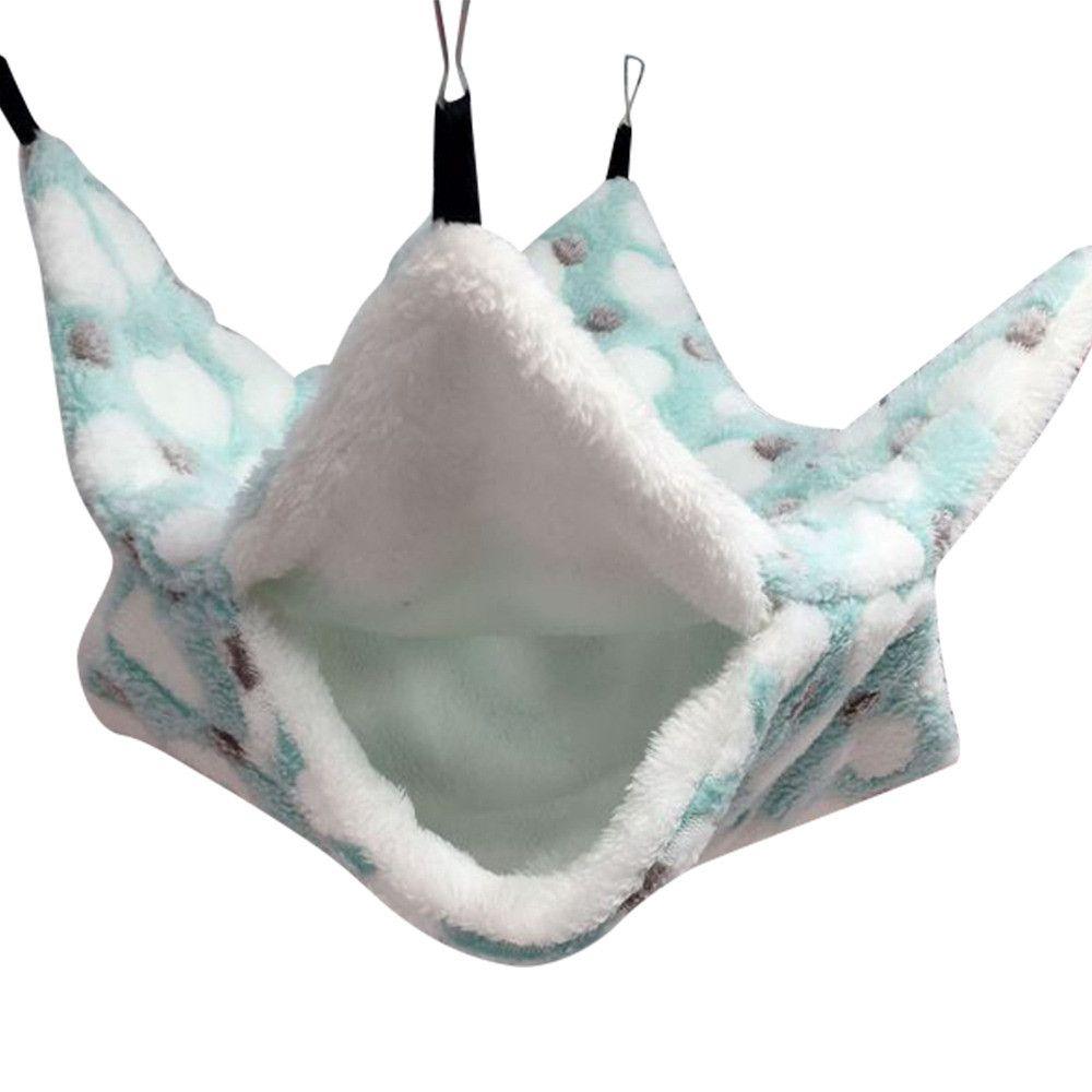 Ferret Rat Plush Warm Pet Sleeping Bag Pet Hammock Hamster Cage Squirrel Beds