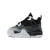 Кроссовки Air Jordan 4 для малышей, нескользящие, износостойкие, средней высоты, черные, для младенцев и малышей FV4538-002